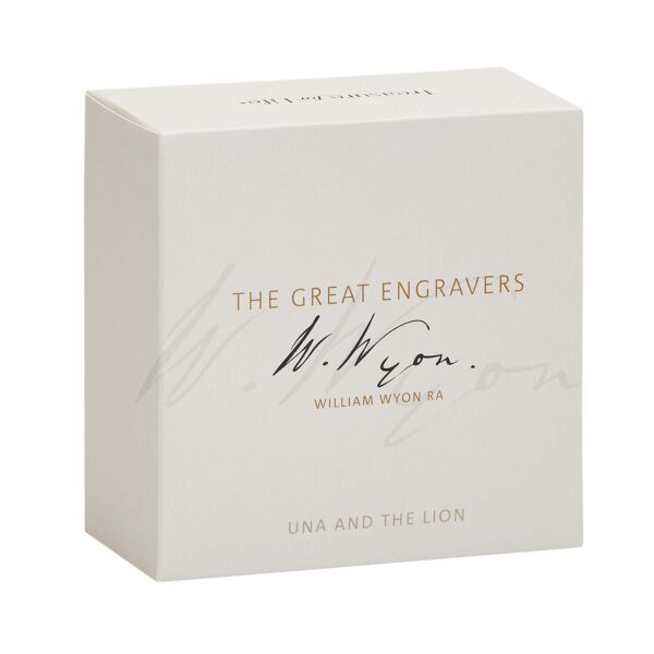 2019  Una and the Lion 2oz Gold Proof, Great Engravers, The Royal Mint, Great Britain - Image 5