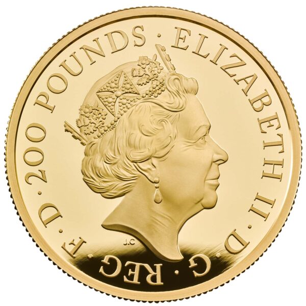 2019  Una and the Lion 2oz Gold Proof, Great Engravers, The Royal Mint, Great Britain - Image 2
