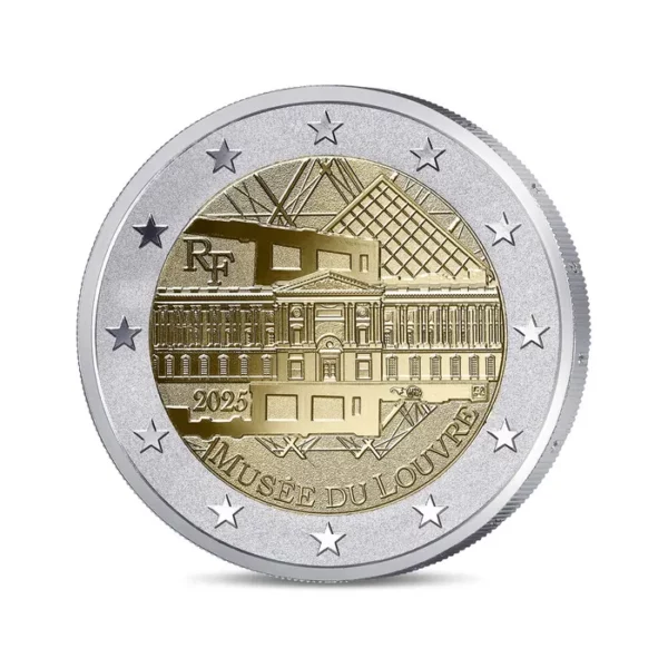 2025 Louvre Museum - The Mona Lisa - France - Brilliant Uncirculated - 2€ commemorative coin - Image 3