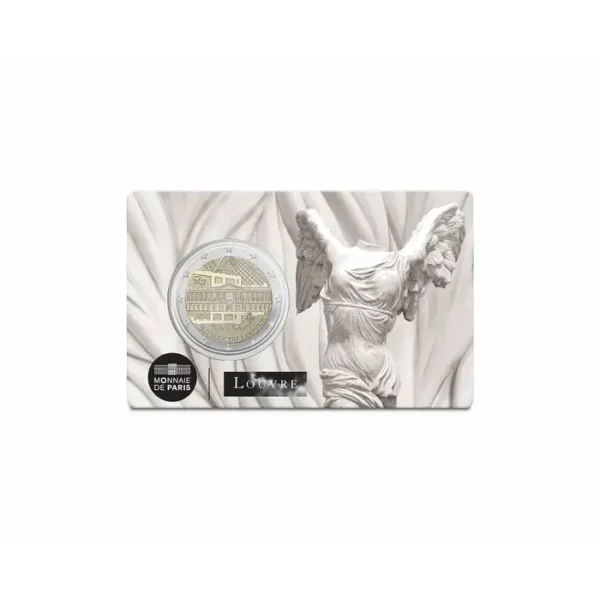 4 x Coincard 2 euros France 2025 - Louvre Museum - Brilliant Uncirculated - 2€ commemorative coin - Image 4