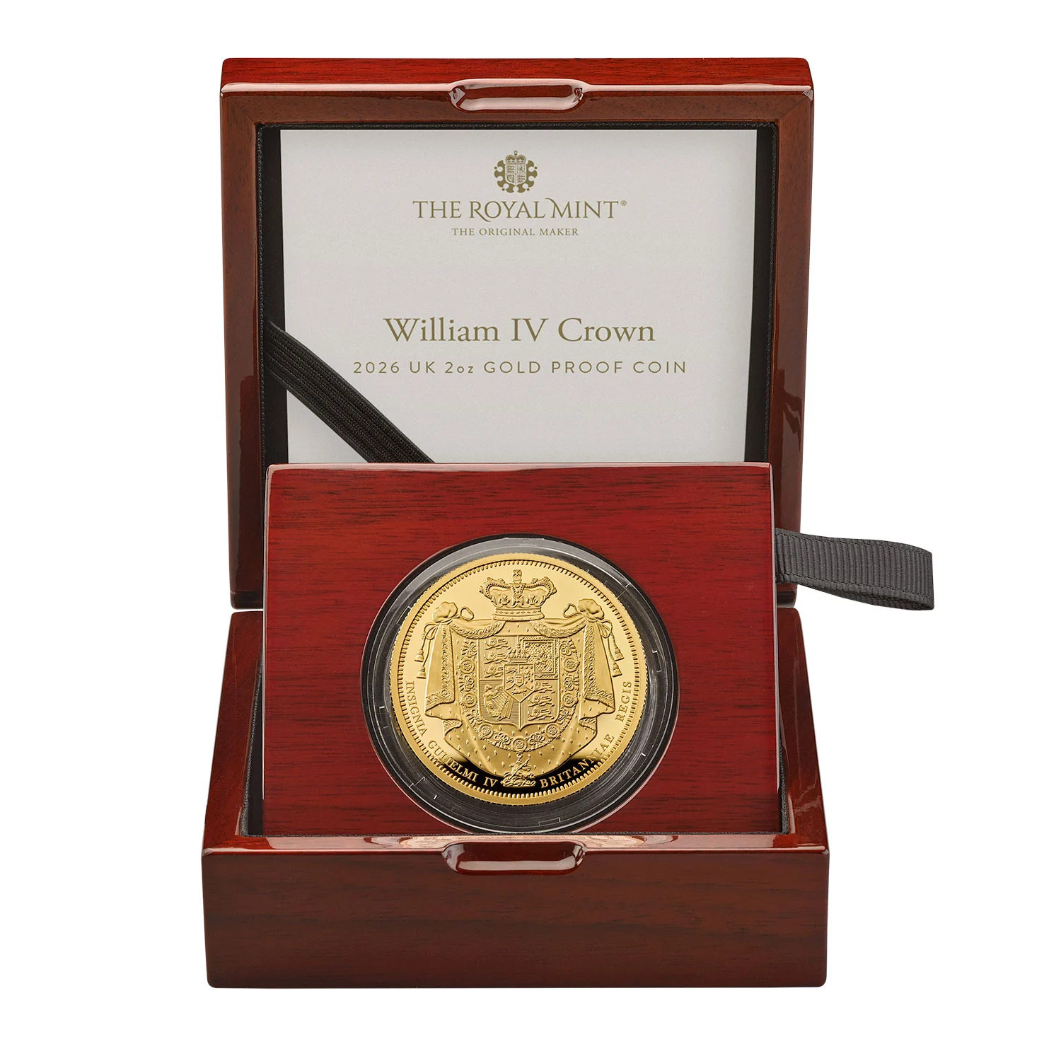 2026 William IV Crown 2oz Gold Proof Coin - Great Engravers, The Royal Mint, Great Britain - Image 3
