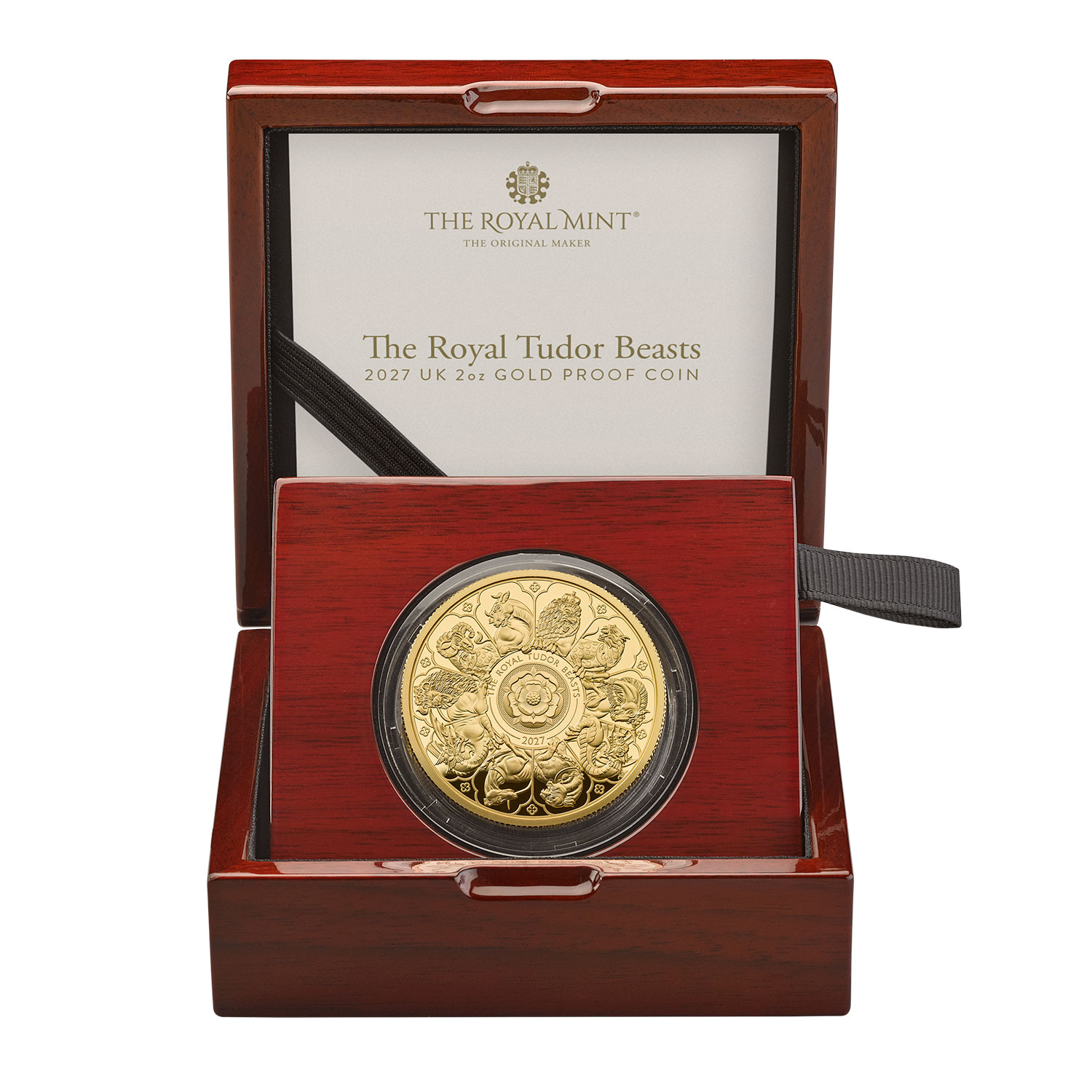 Pre-sale. Available Upon Request - 2027 The Royal Tudor Beasts Completer UK 2oz Gold Proof Coin - Image 3