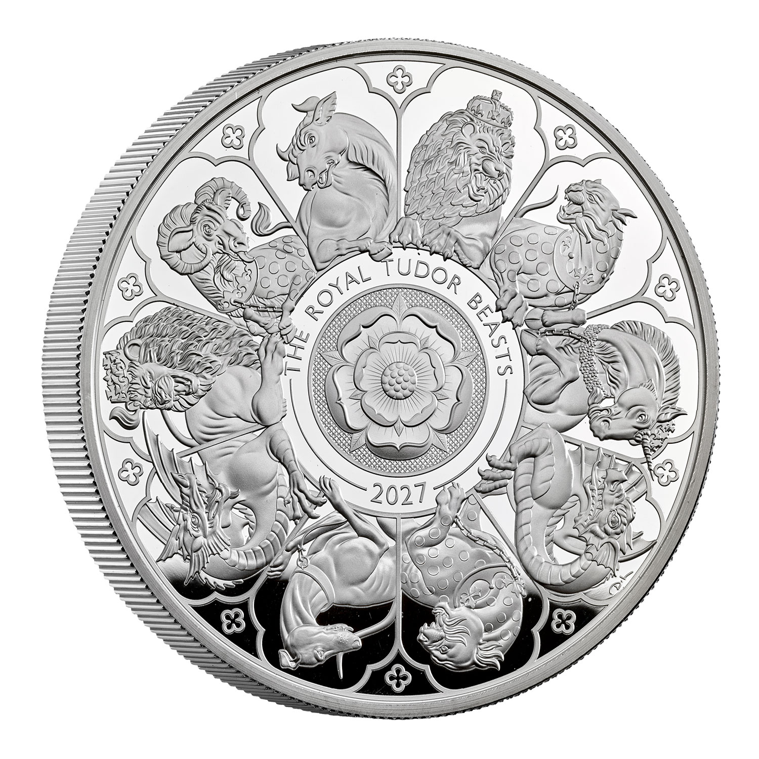 Pre-sale. Available Upon Request - 2027 The Royal Tudor Beasts Completer UK 5oz Silver Proof Coin