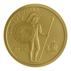 2026 - 100€ Gold Proof Coin. GREEK MYTHOLOGY – HOMER’S ILIAD - ACHILLES’ WRATH – THE ABDUCTION OF BRISEIS