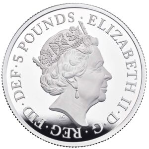 Una and the Lion UK Two-Ounce Silver Proof Coin
