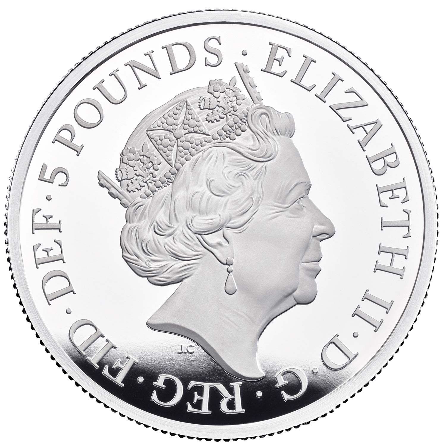 Una and the Lion UK Two-Ounce Silver Proof Coin